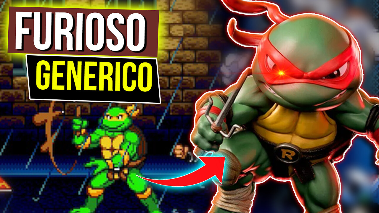 Novo Tartarugas Ninja só que NO MEGA DRIVE - Teenage Mutant Ninja Turtles Shredder’s Re-Revenge