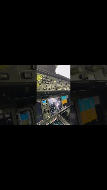 B787 cockpit view ✈️