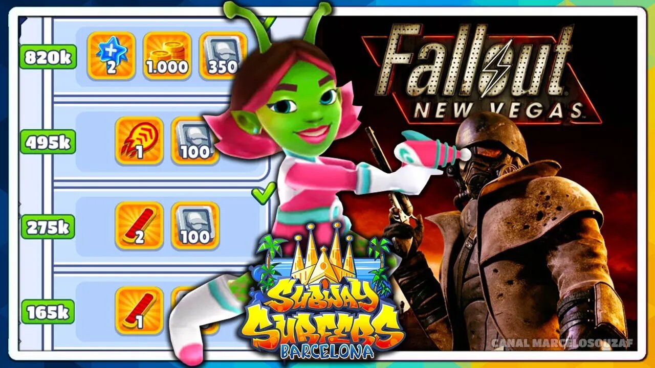 Subway Surfers Barcelona 2022 | Teremos um Fallout New Vegas 2? | Recorde com Alba