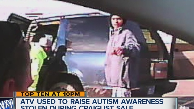 Autism awareness ATV stolen