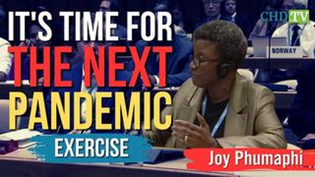 Here We Go Again? It’s Time for the NEXT PANDEMIC Exercise, Says GPMD Co-Chair Joy Phumaphi