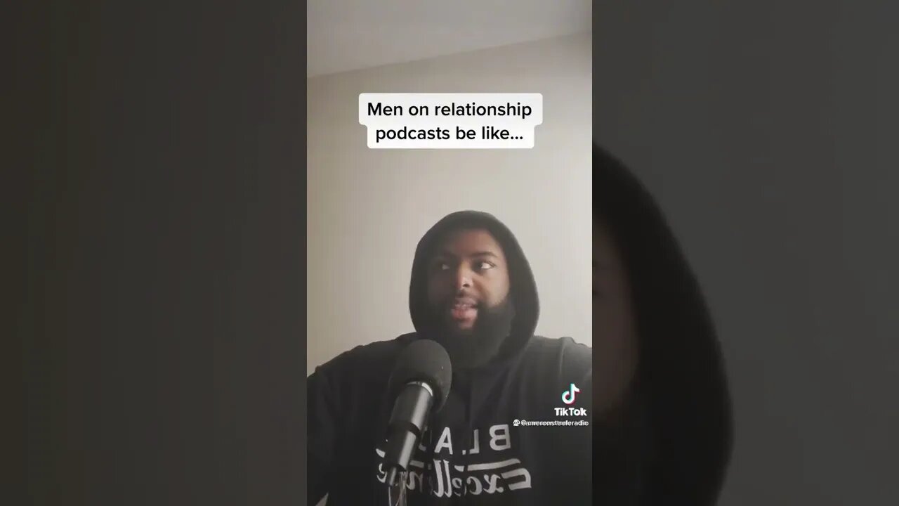 What Men On Relationship Podcasts “Sound Like”🤦🏾♂️ #shorts