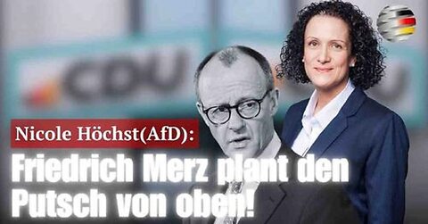 Blackrock CDU Friedrich Merz plant den Putsch von oben!