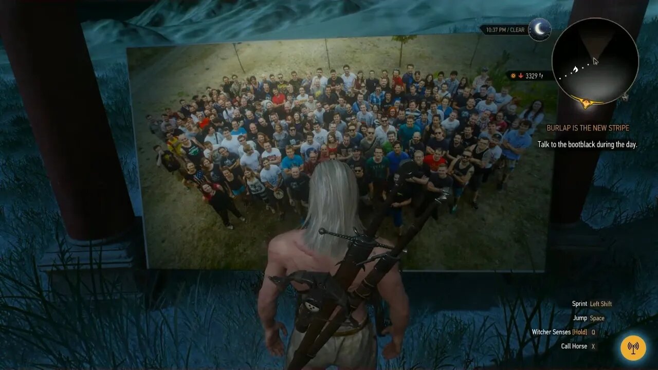 Friend discovered one of the best Witcher 3 Easter Egg