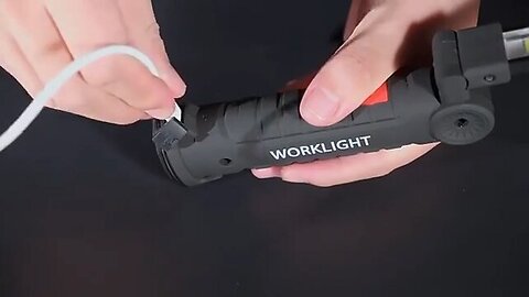 Folding Rechargeable Magnetic Flashlight 360 Degree Rotation