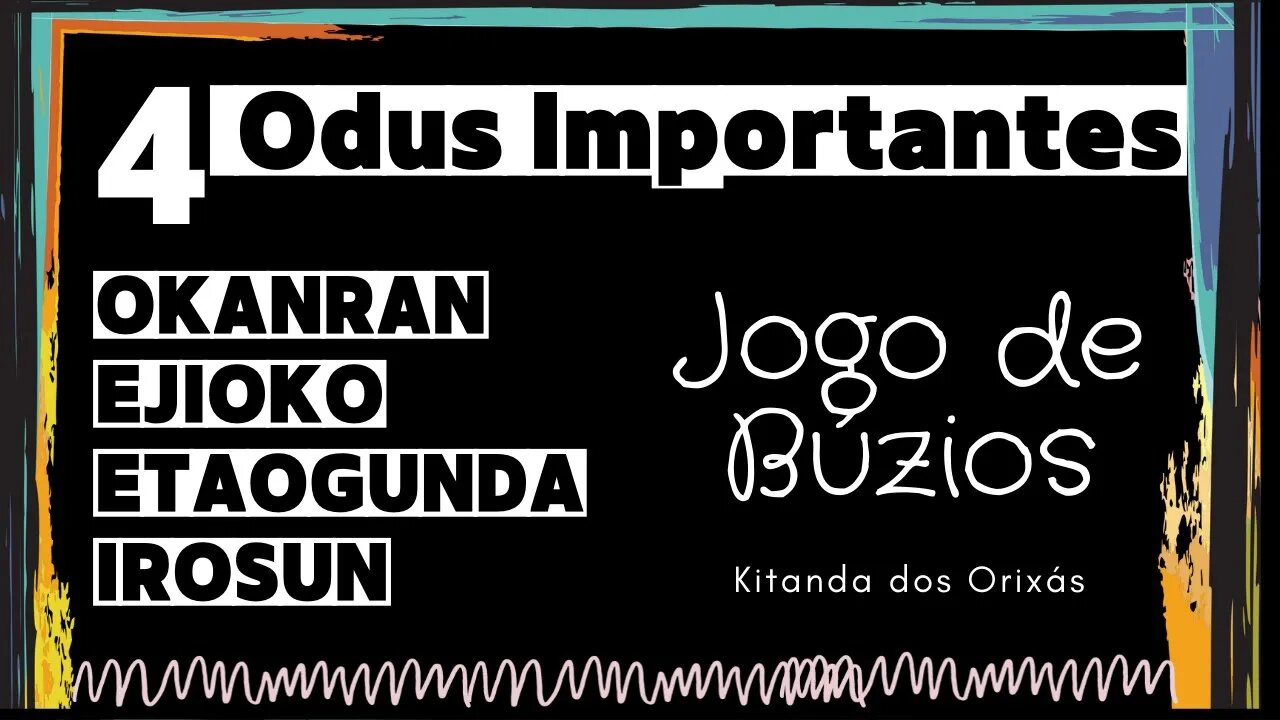 Os 4 importantes ODUS no JOGO de BUZIOS | @Kitanda dos Orixás