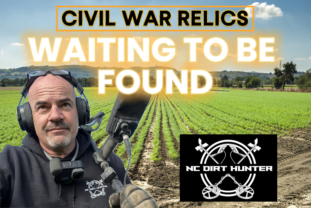 Civil War relics waiting to be found. Metal Detecting a battlefield with the Minelab Manticore