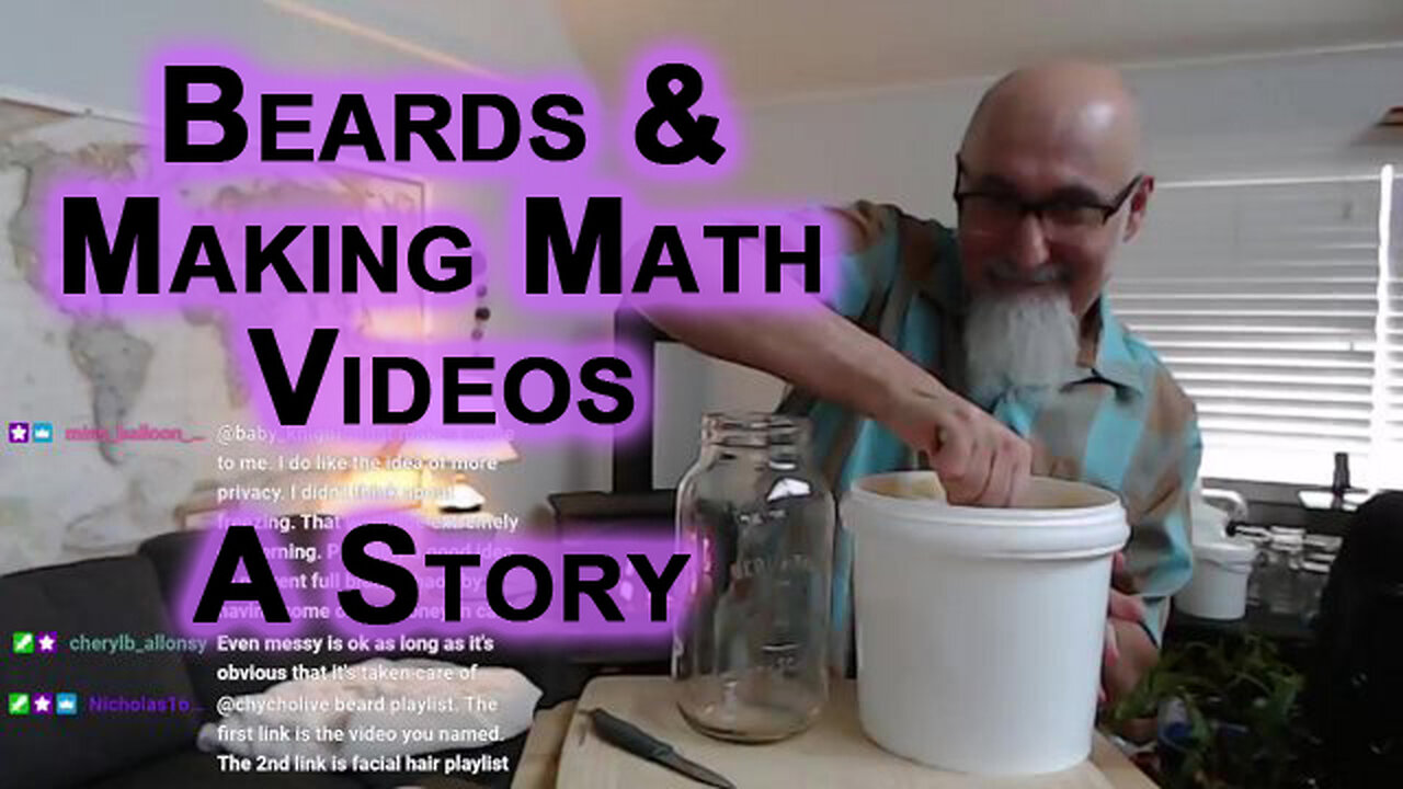 Beards and Making Math Videos, a Story [ASMR]