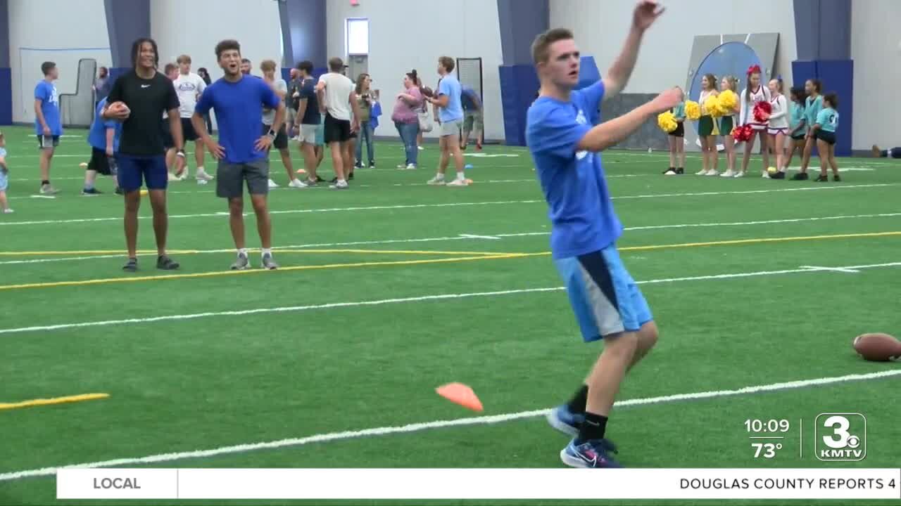 On the Iowa Western campus, Camp Landon offers inclusive football for people of all abilities