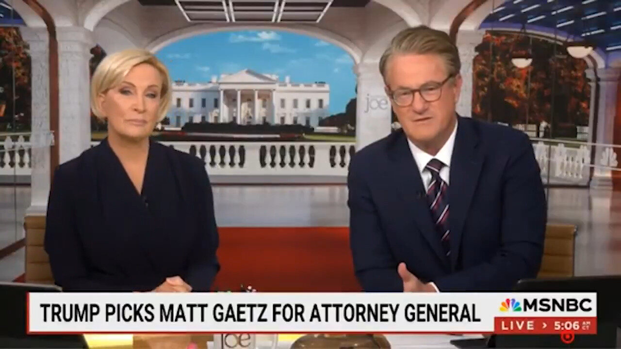 Morning Joe's Mika Brzezinski Having A Normal One About Matt Gaetz's AG Nomination