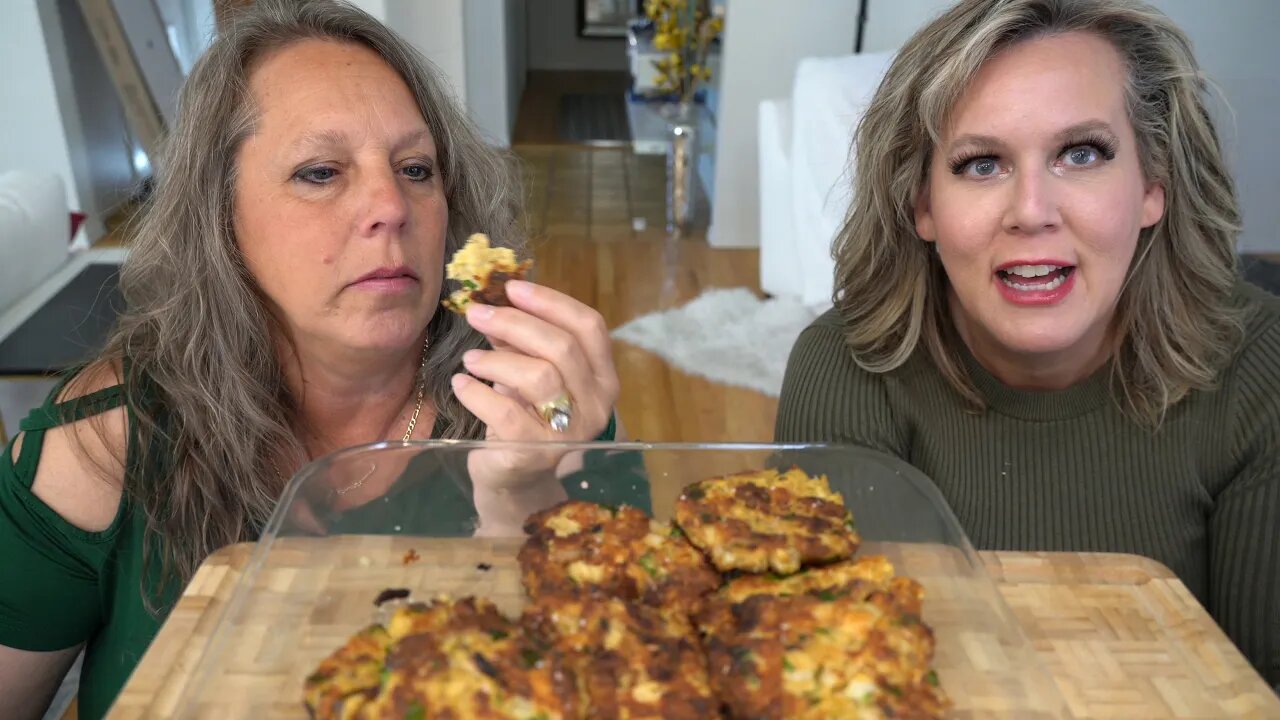 Easy Keto Recipes - Salmon Patties - Mukbang