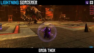 SWTOR Lightning Sorcerer DPS Gameplay | Operation Dread Fortress: Grob Thok