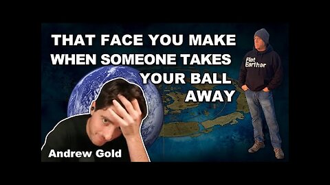 Andrew Gold tries to defend the globe DEBUNK