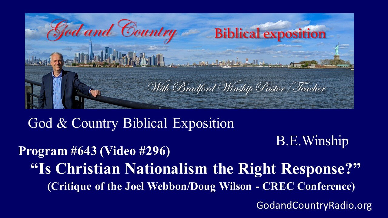 296 - Is Christian Nationalism the Right Response?