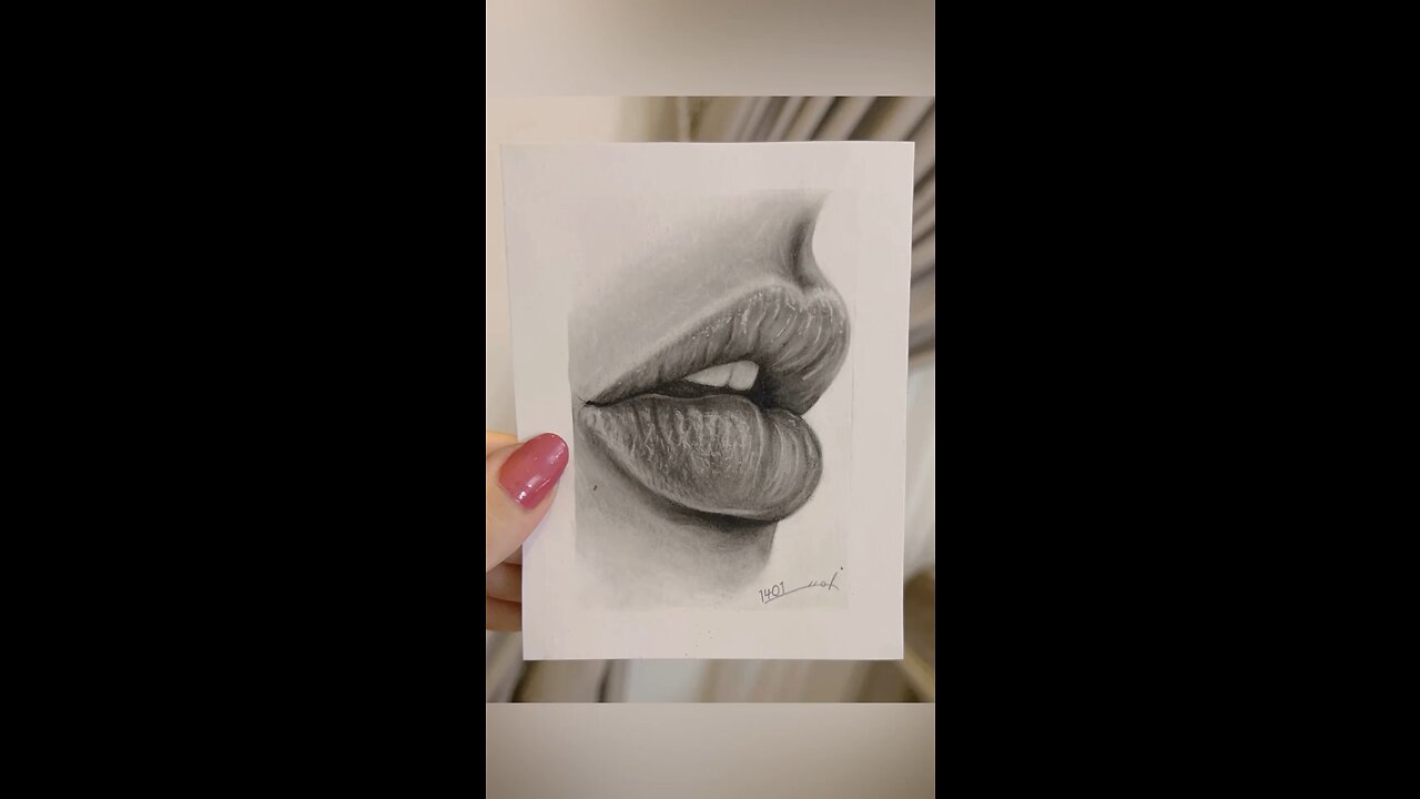 Lip Drawing #art #drawing #artwork