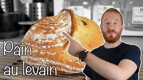 PAIN au Levain Sans Pétrissage 🍞