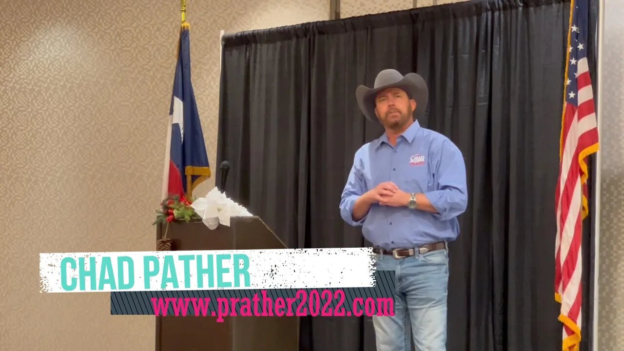 Chad Prather GOP Primary Candidate Speaks at STAR Luncheon