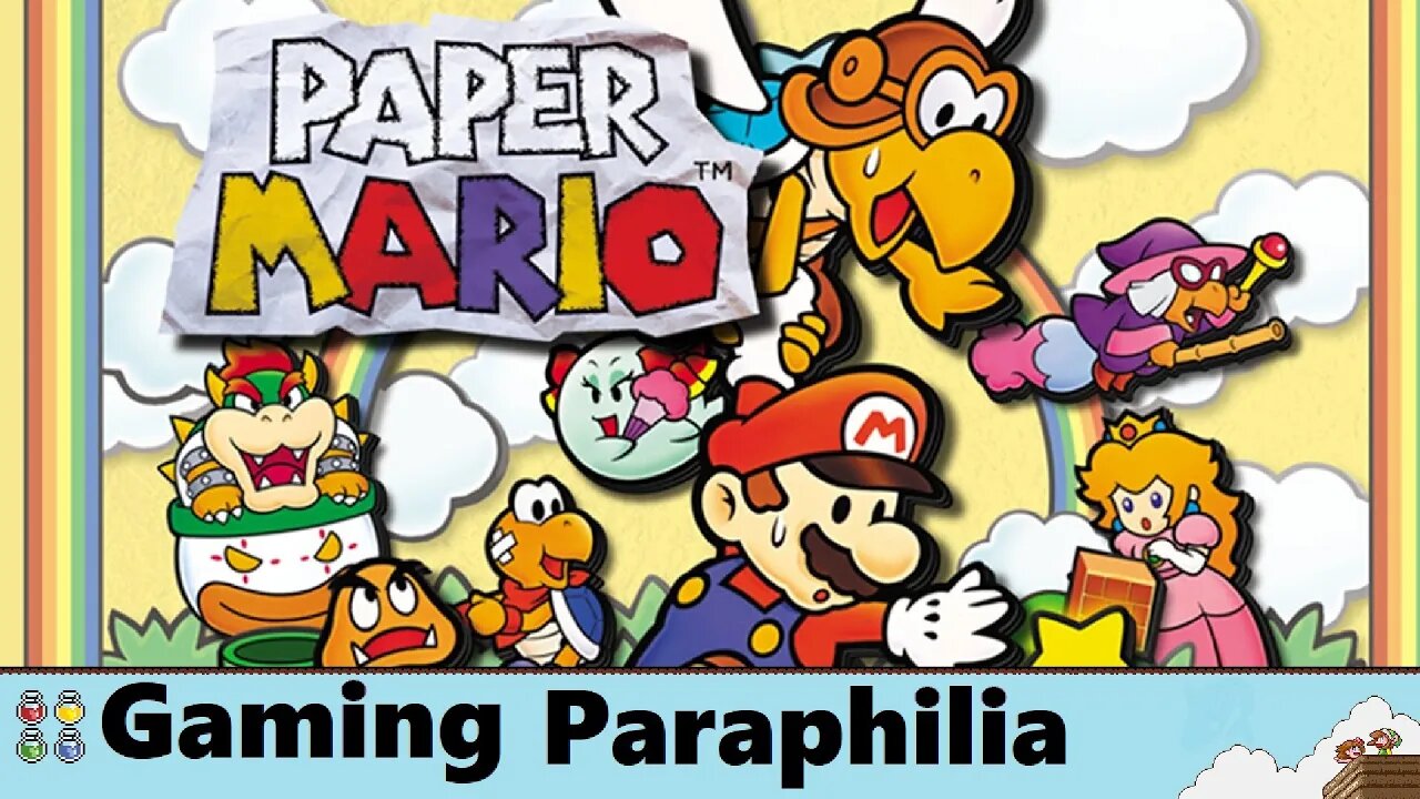 First time playing Paper Mario on the N64