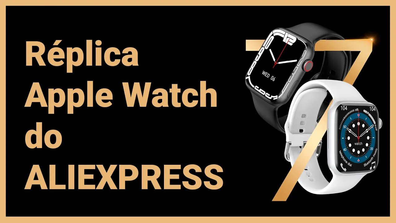 Réplica apple watch series 7 - Iwo W27Pro Unboxing e review