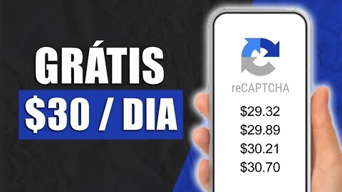 Ganhe $30 Por Dia DIGITANDO CAPTCHAS no Seu Celular [Ganhar Dinheiro Online GRÁTIS]