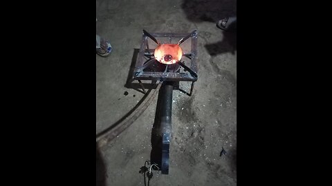 USED OIL STOVE AT HOME.#