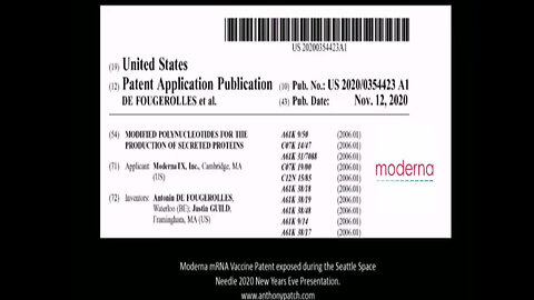Decode the Space Needle Show & Moderna Patent
