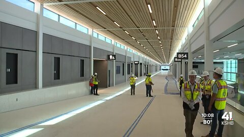 Kansas City International Airport showcases progress on new terminal