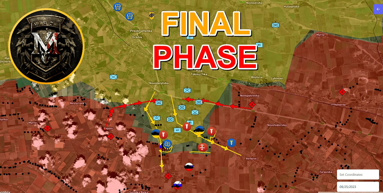 The Battle For Robotyne Has Entered Its Final Phase. Military Summary And Analysis 2023.08.25