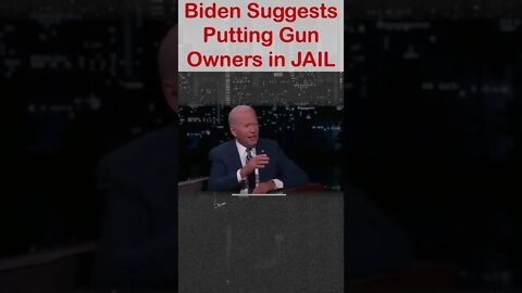 Biden Jokes About Putting Gun Control Opponents in Jail