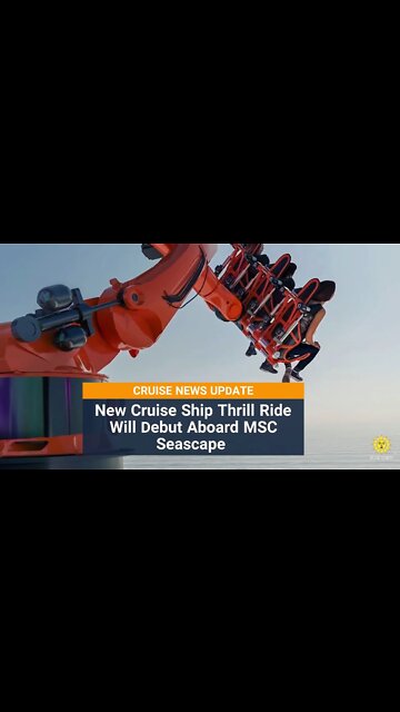 New Cruise Ship Thrill Ride Aboard MSC Seascape - ROBOTRON - Shorts