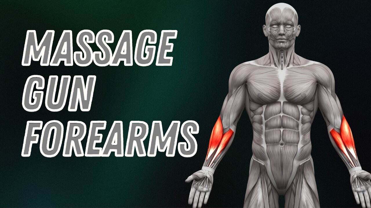 Relieve Forearm Tension with Massage Gun - How to use a Massage Gun on forearm flexors