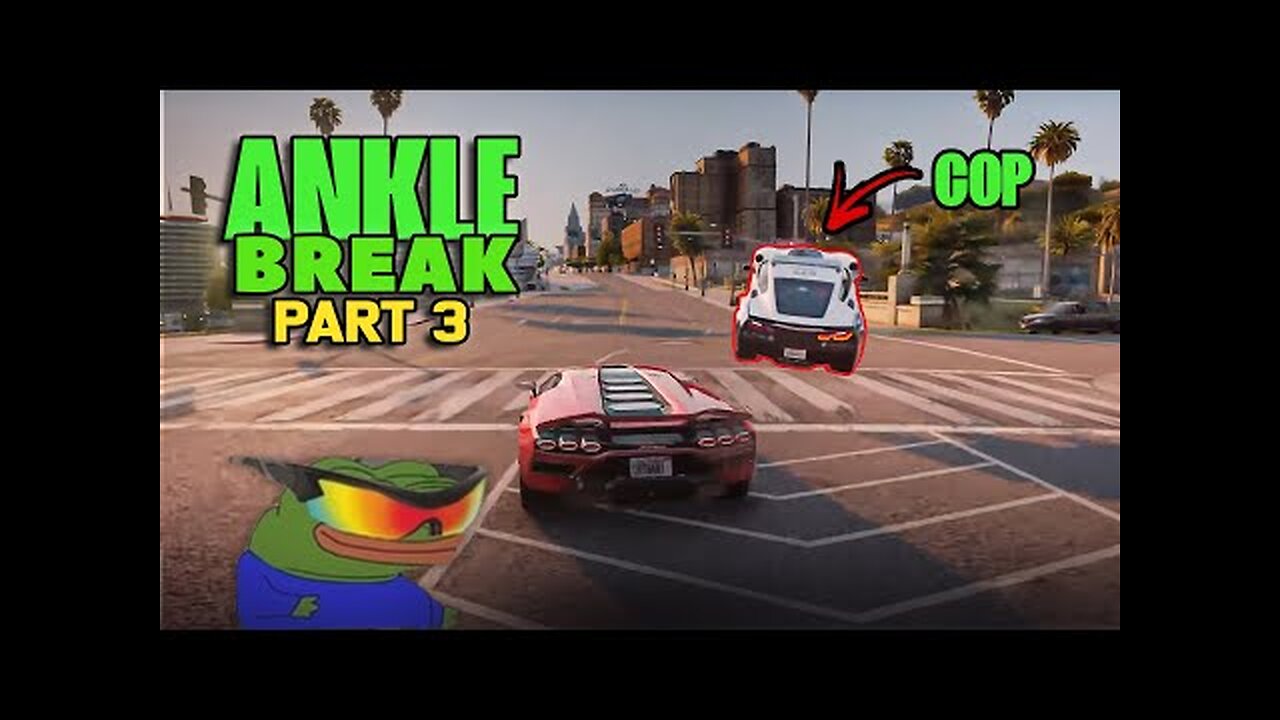 Breaking Cops Ankles Compilation Part 3 - GTA 5 RP YashGaming