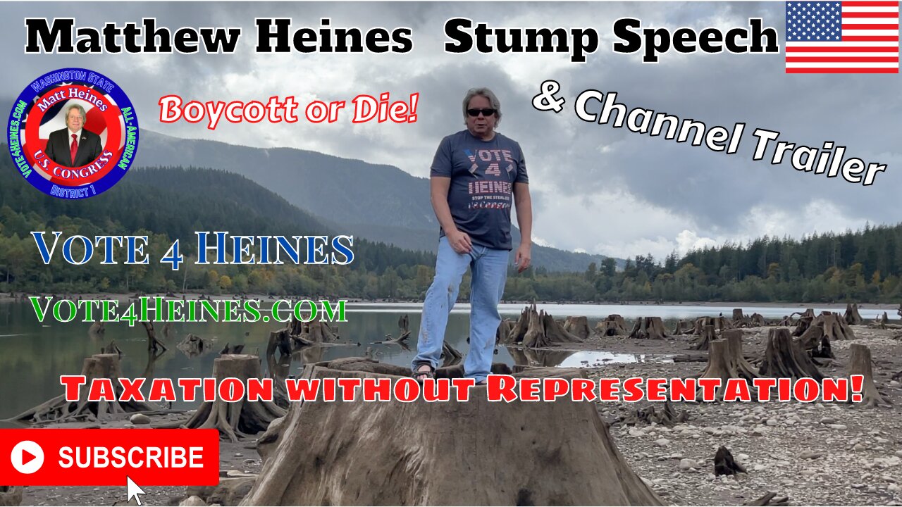 Matthew Heines For Congress Stump Speech At Rattlesnake Lake