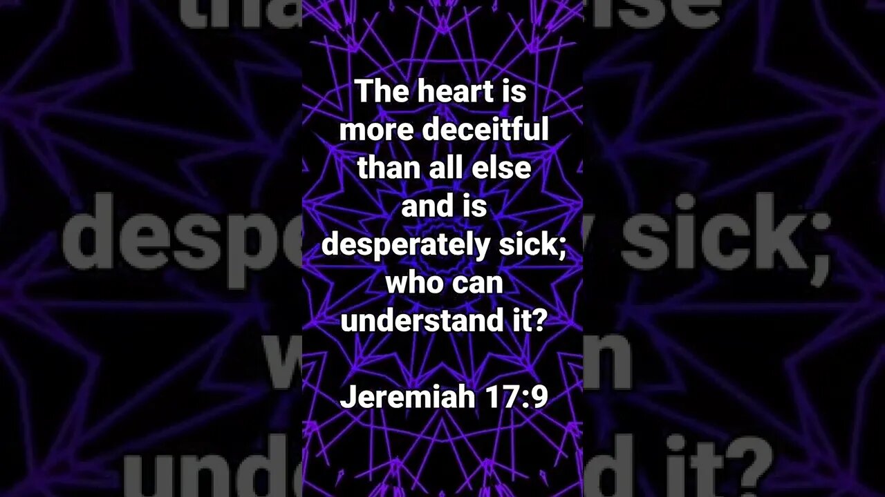 YOU’RE SICK IN THE HEAD! | MEMORIZE HIS VERSES TODAY | Jeremiah 17:9 With Commentary!