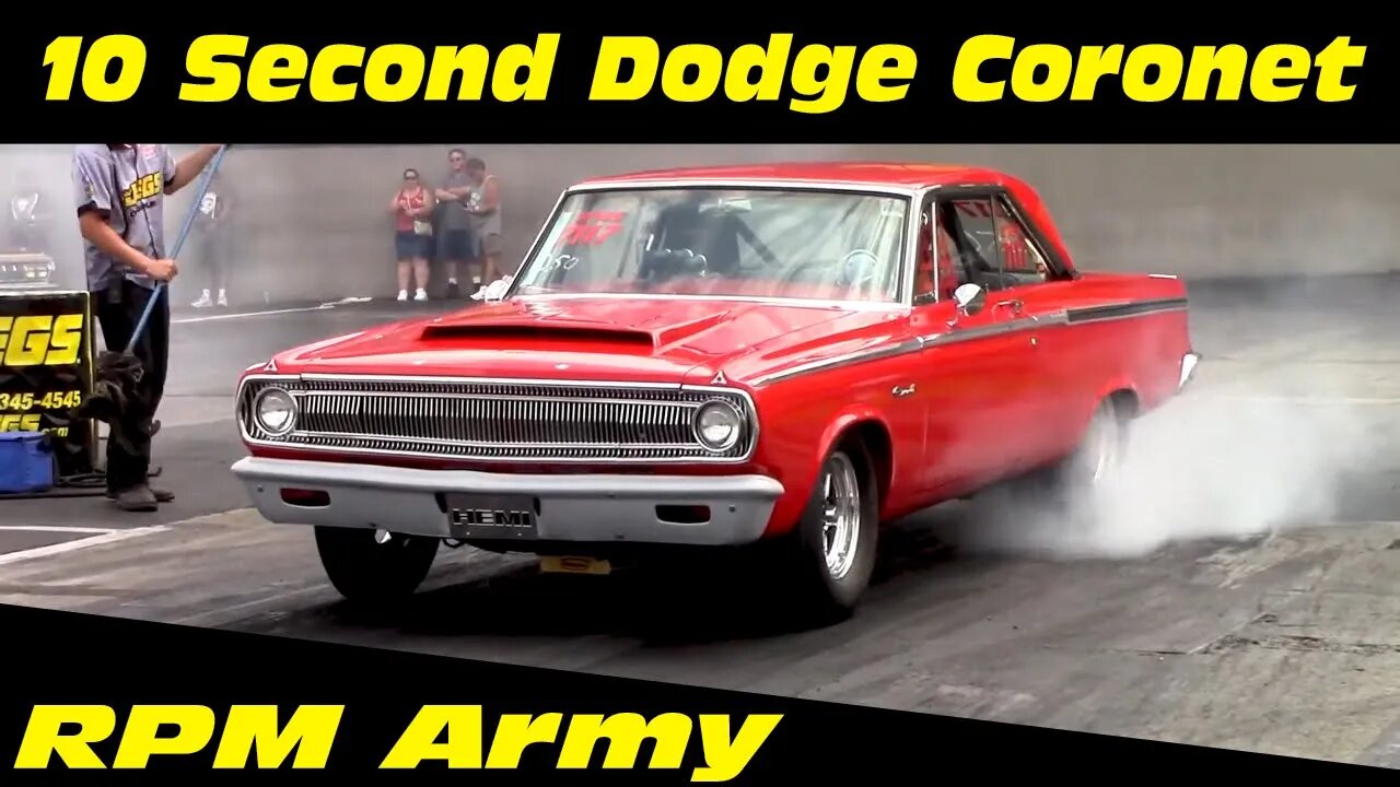 10 Second Dodge Coronet Drag Racing