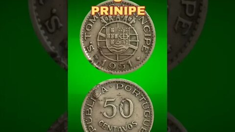 Sao Tome And Principe 50 Centavos 1951.#shorts #education #coinnotesz