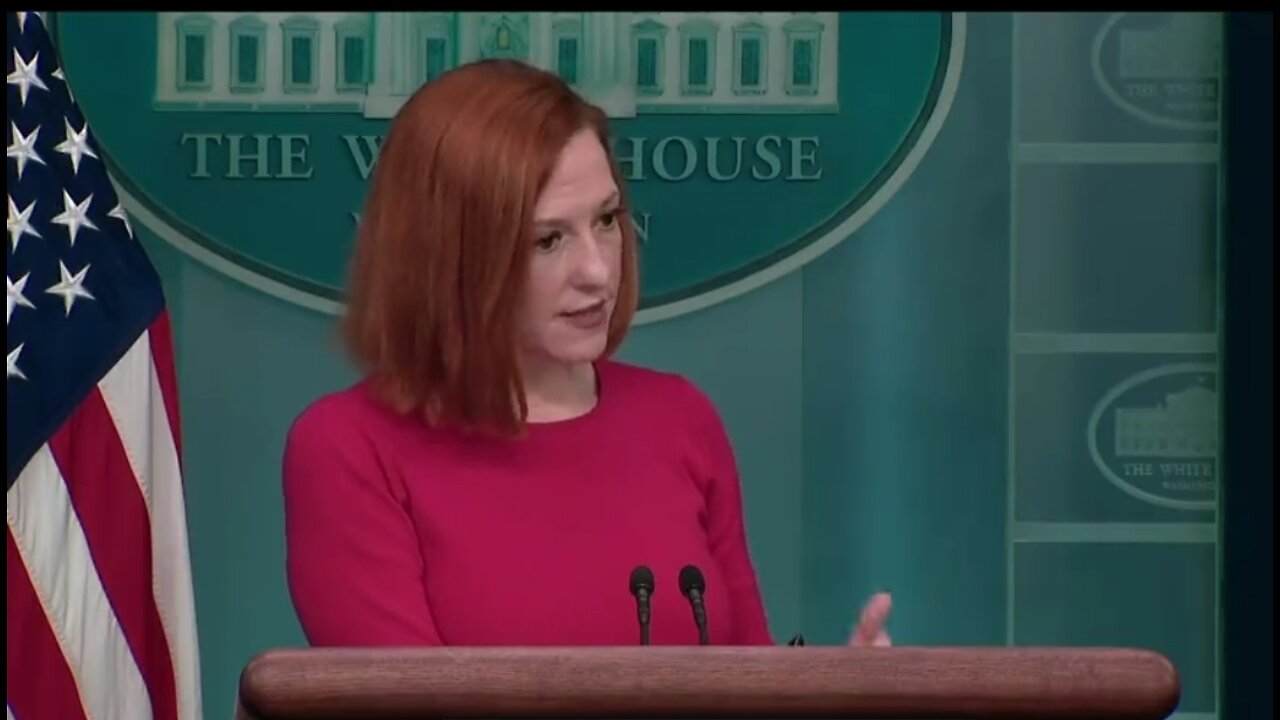 Psaki Blames Trump For COVID Lockdowns