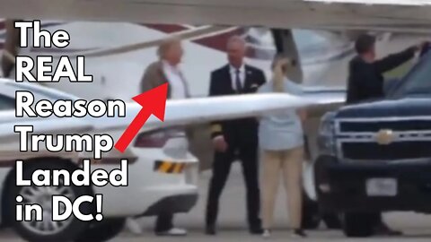 #BREAKING: The REAL Reason Why Trump Landed Unexpectedly in DC Over the Weekend!