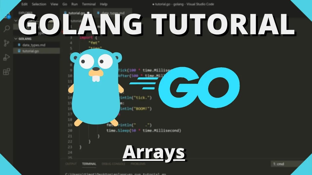 Golang Tutorial #12 - Arrays