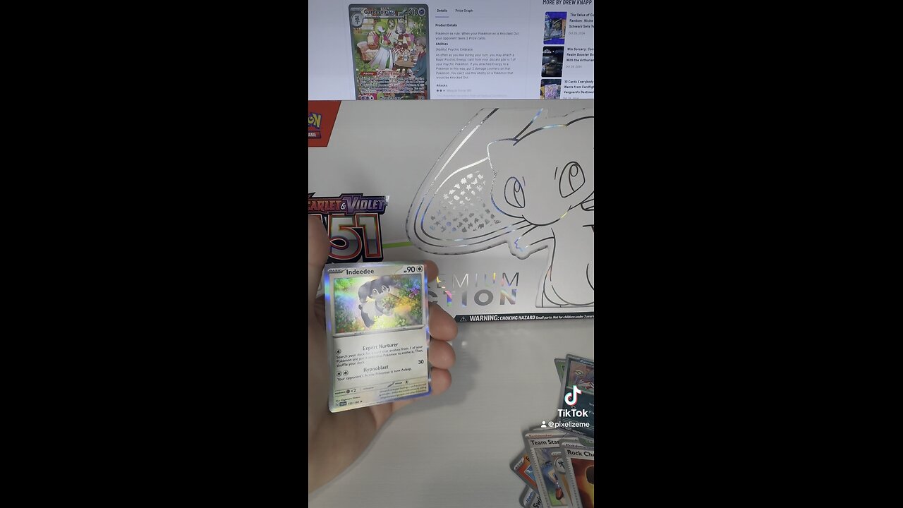 Pokemon Scarlet & Violet - I pulled A Rare Indeedee!