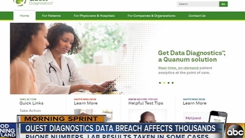 Quest Diagnostics data breach affects 34,000 customers