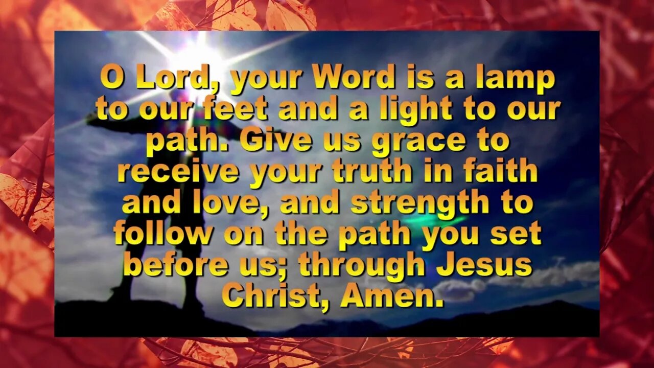 FALL Prayer of Illumination #8