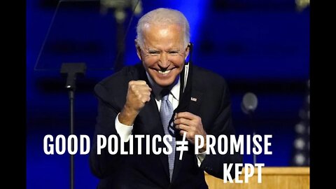 Biden Drops $1400 Checks At Blistering Pace. Good Politics Is NOT Equal To A Promise Kept