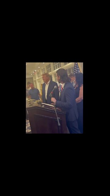 Shawn Farash Does His Trump Impression In Front Of Trump