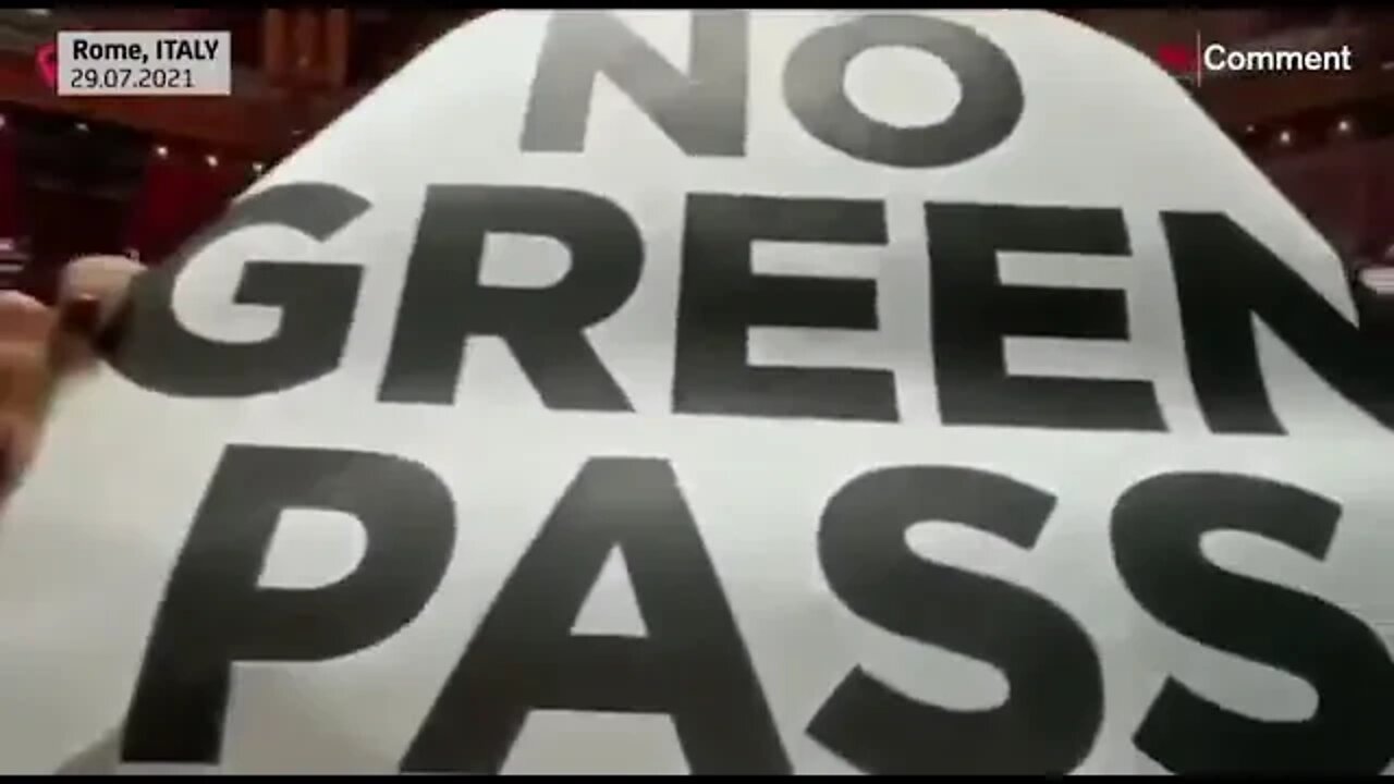 Disordini alla camera per discordie green pass! Luglio 2021