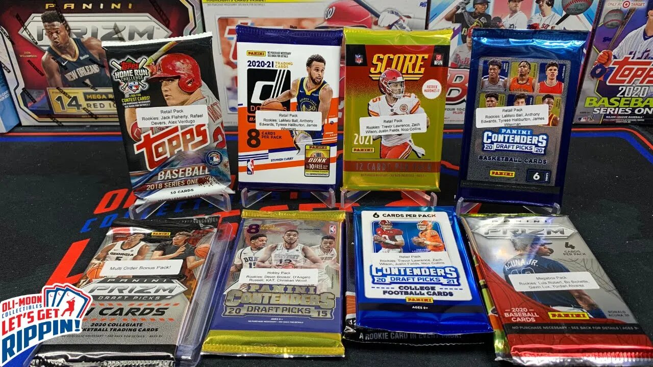 MLB, NBA, & NFL Packs🔥Complete In The Box Multi Sport Subscription Box!