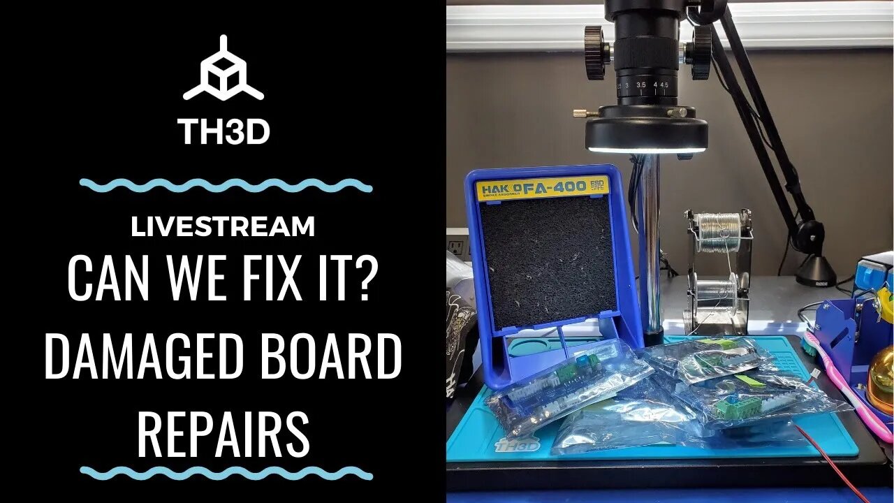 Can we fix it? Damaged Board Repairs | Livestream