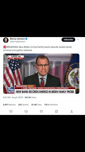 congress Got biden bank account! 9-18-23 Doc Rich