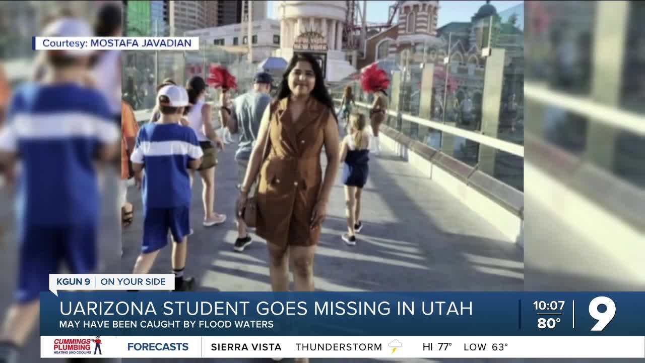 UArizona student from Tucson missing after flash flood in Zion National Park