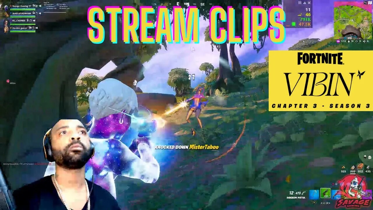 FORTNITE [LIVE] STREAM CLIPS CHAPTER 3 SEASON 3